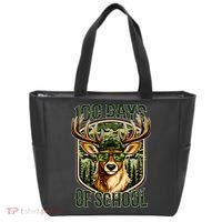 Deer 100 Days Of School Student Teacher 100th Day Tote Bag thumb 0