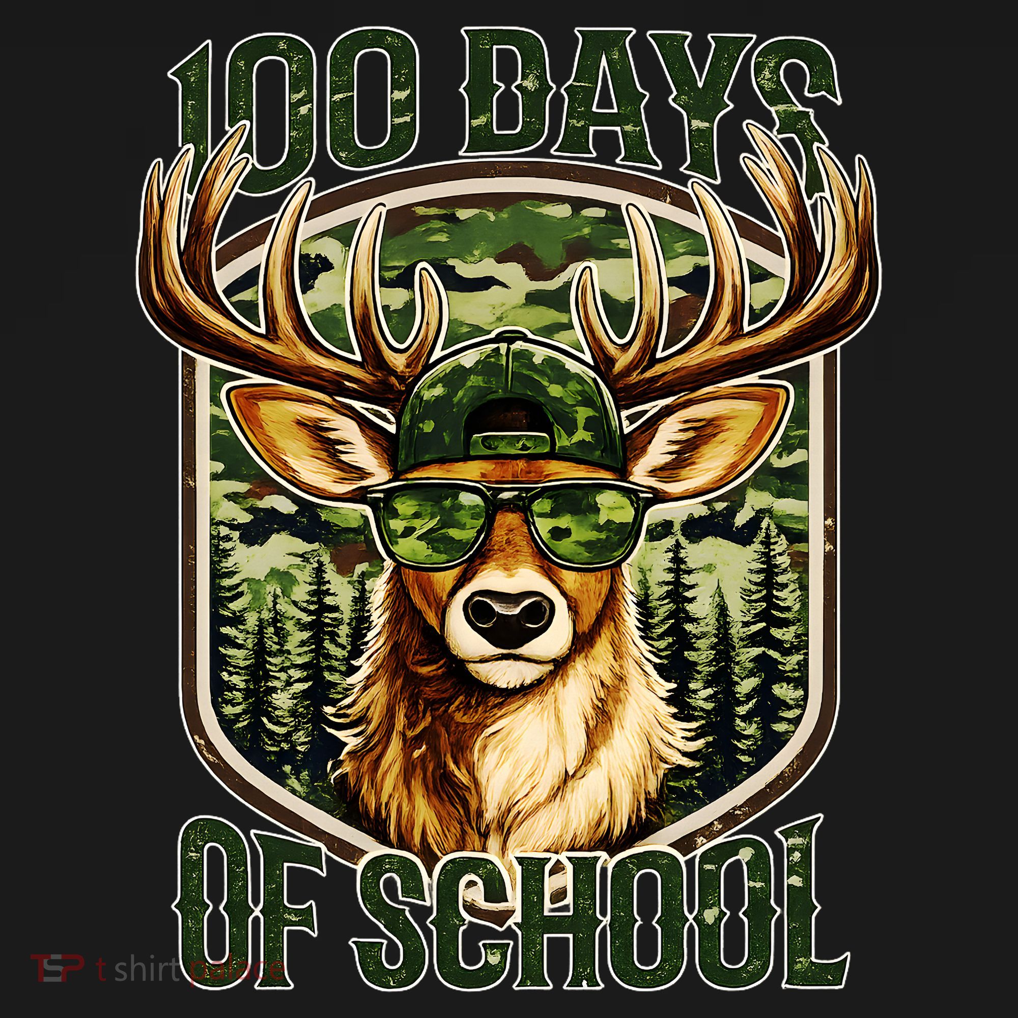 Deer 100 Days Of School Student Teacher 100th Day Tote Bag