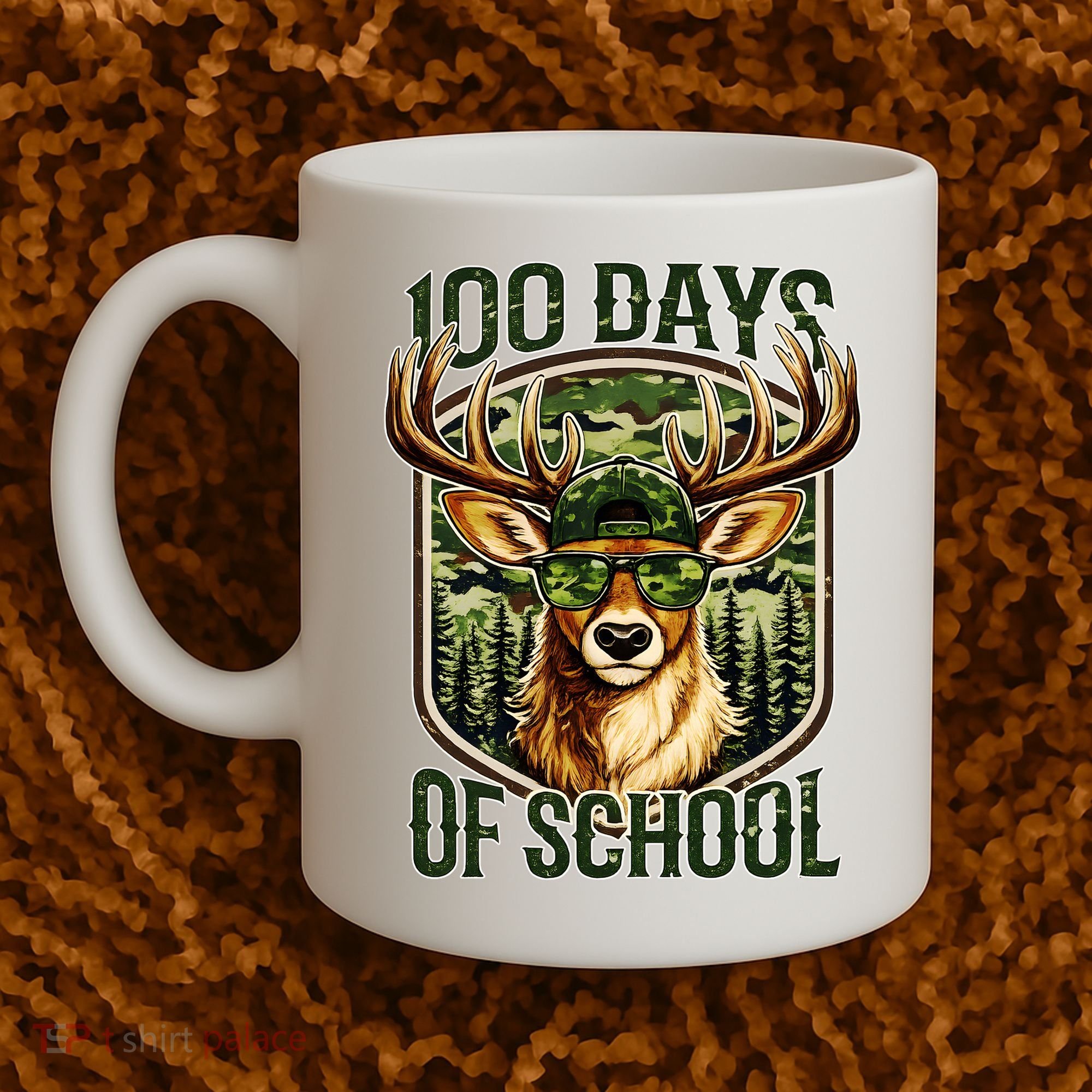 Deer 100 Days Of School Student Teacher 100th Day Coffee Mug