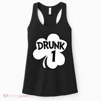 Drunk 1 Saint Patrick's Day Party Group Women's Tank Top thumb 0