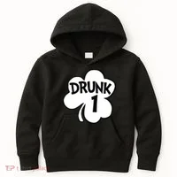 Drunk 1 Saint Patrick's Day Party Group Kids Hoodie thumb 0