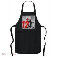 Distressed 12 Year Old 12th Basketball Birthday Slam Dunk Apron thumb 0