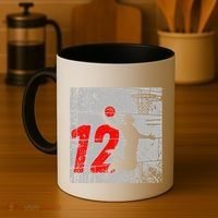 Distressed 12 Year Old 12th Basketball Birthday Slam Dunk Coffee Mug thumb 4