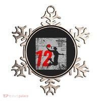 Distressed 12 Year Old 12th Basketball Birthday Slam Dunk Ornament thumb 0