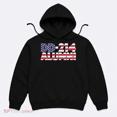 DD 214 Alumni US Flag Hoodie