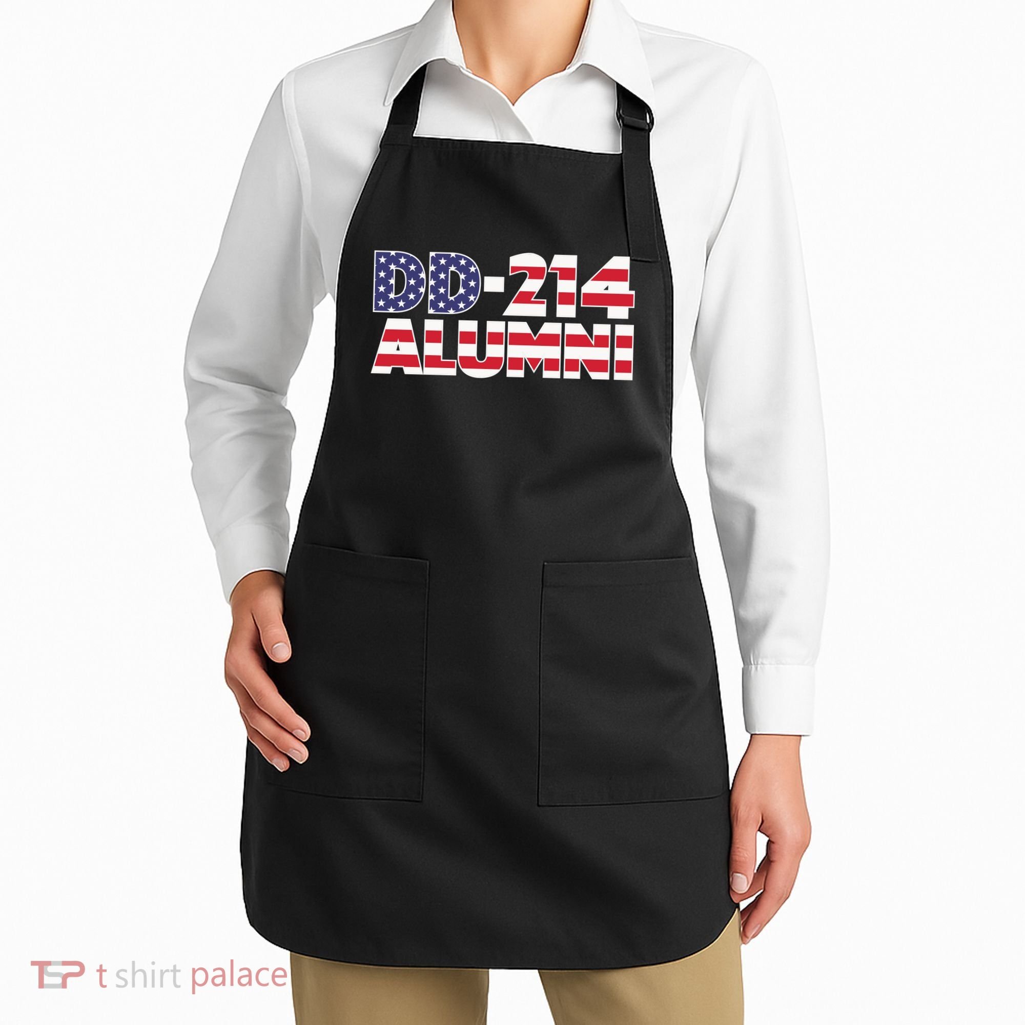 DD 214 Alumni US Flag Apron