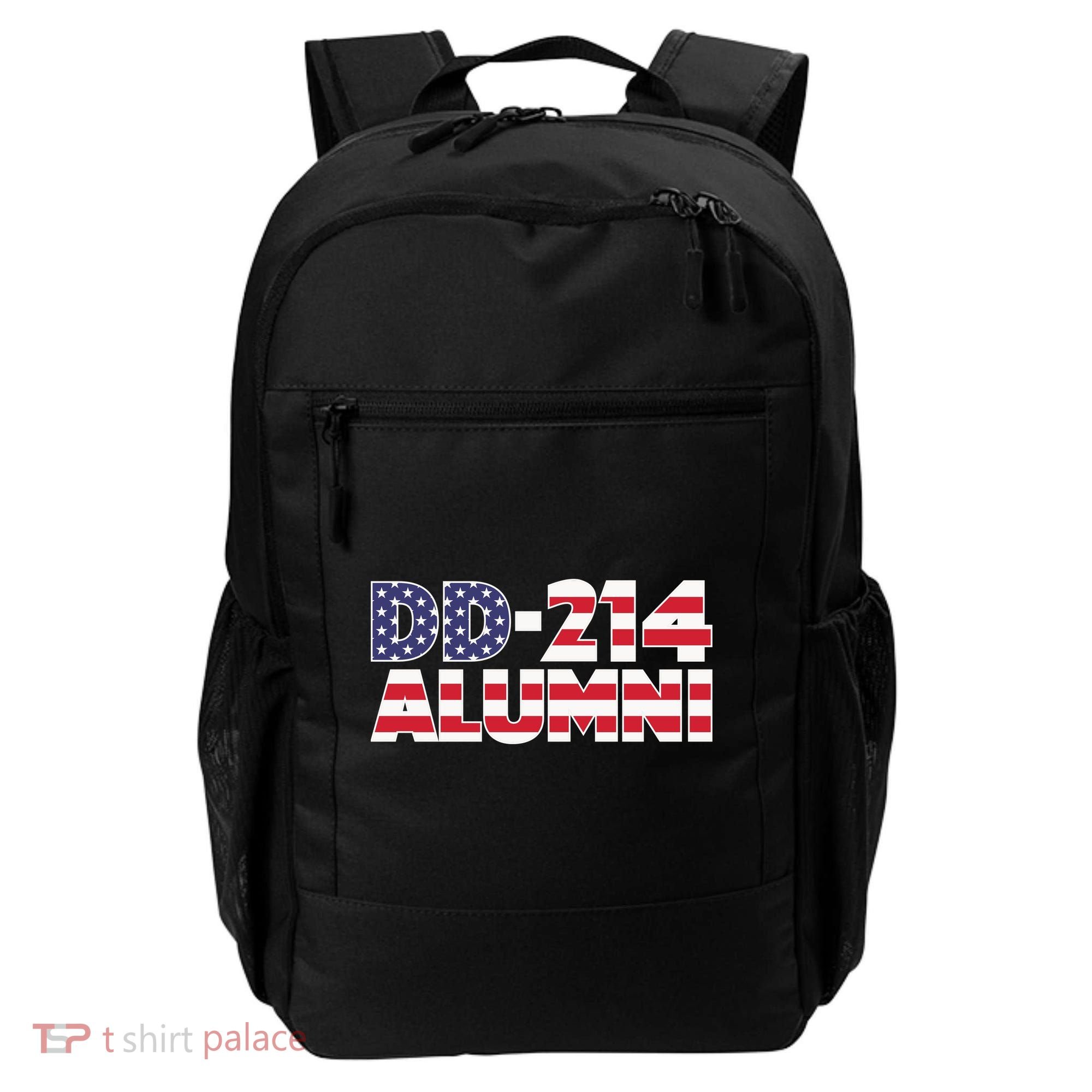 DD 214 Alumni US Flag Backpack