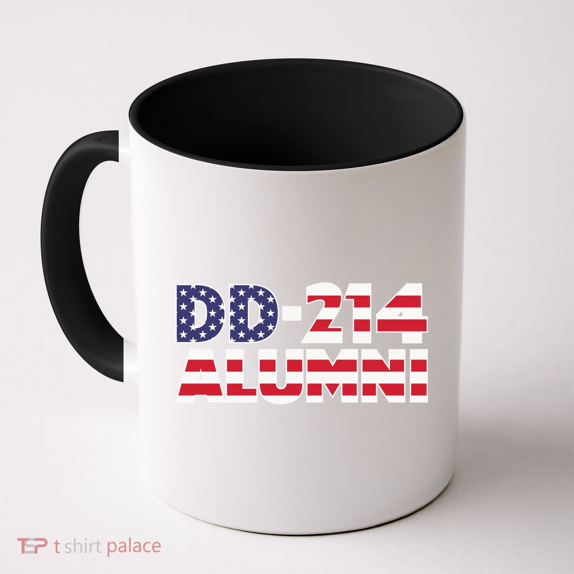 DD 214 Alumni US Flag Coffee Mug