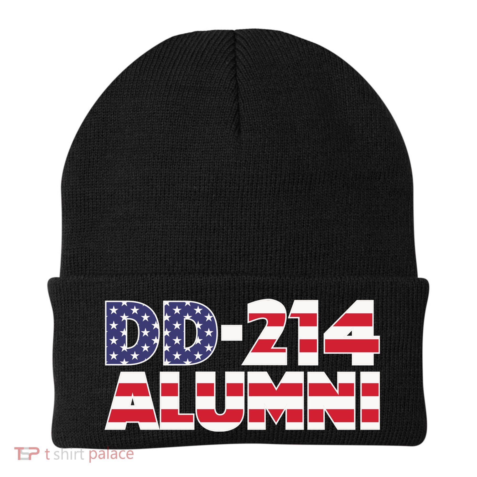 DD 214 Alumni US Flag Beanie
