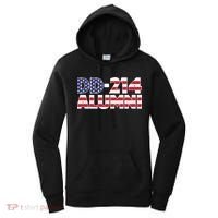DD 214 Alumni US Flag Women's Hoodie thumb 0