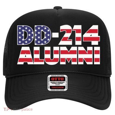 DD 214 Alumni US Flag Hat