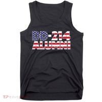 DD 214 Alumni US Flag Tank Top thumb 0