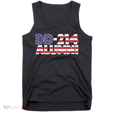 DD 214 Alumni US Flag Tank Top