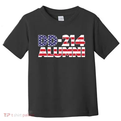DD 214 Alumni US Flag Toddler T-Shirt