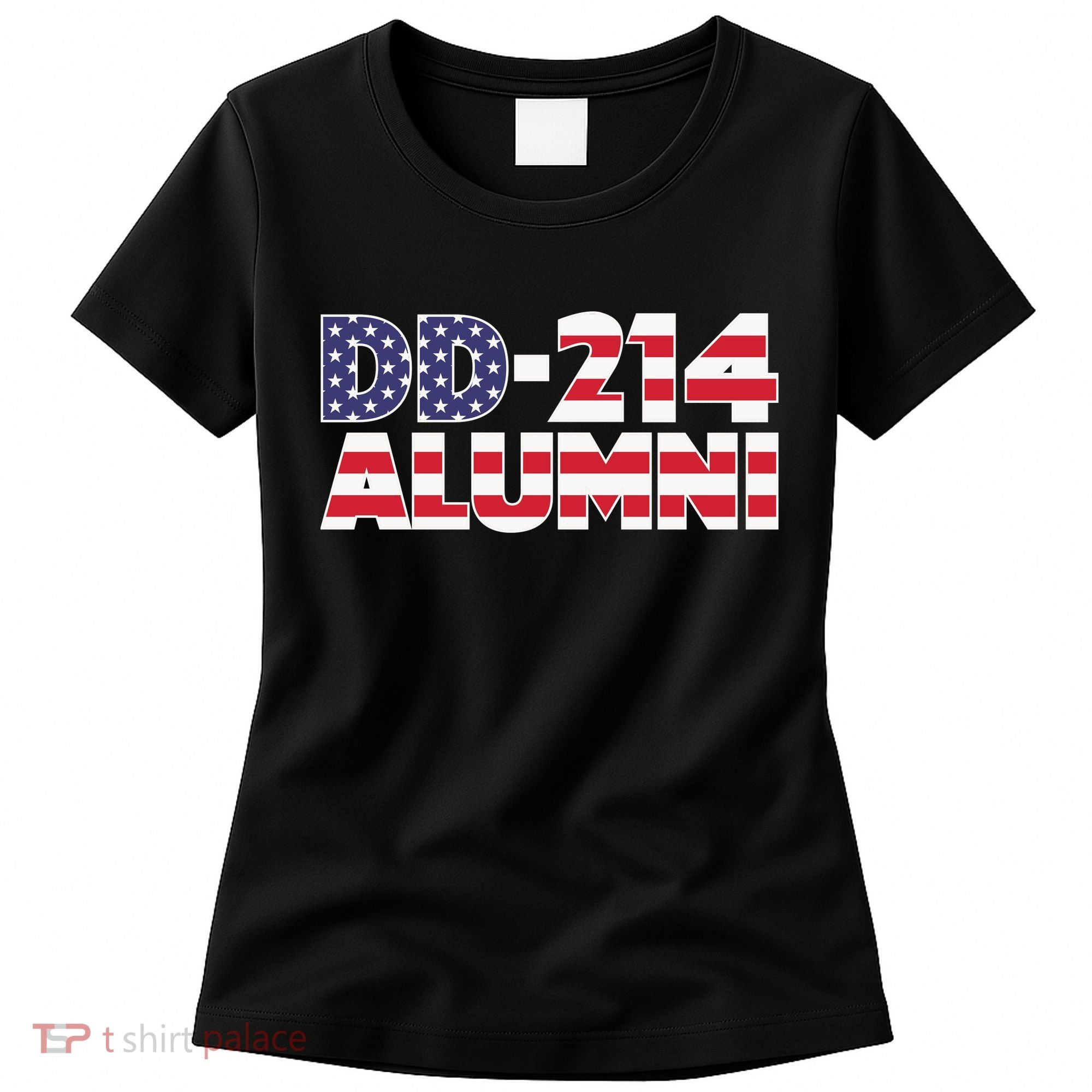 DD 214 Alumni US Flag Women's T-Shirt