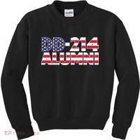 DD 214 Alumni US Flag Kids Sweatshirt thumb 0