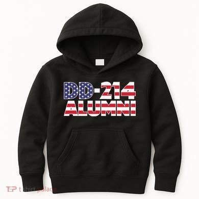 DD 214 Alumni US Flag Kids Hoodie