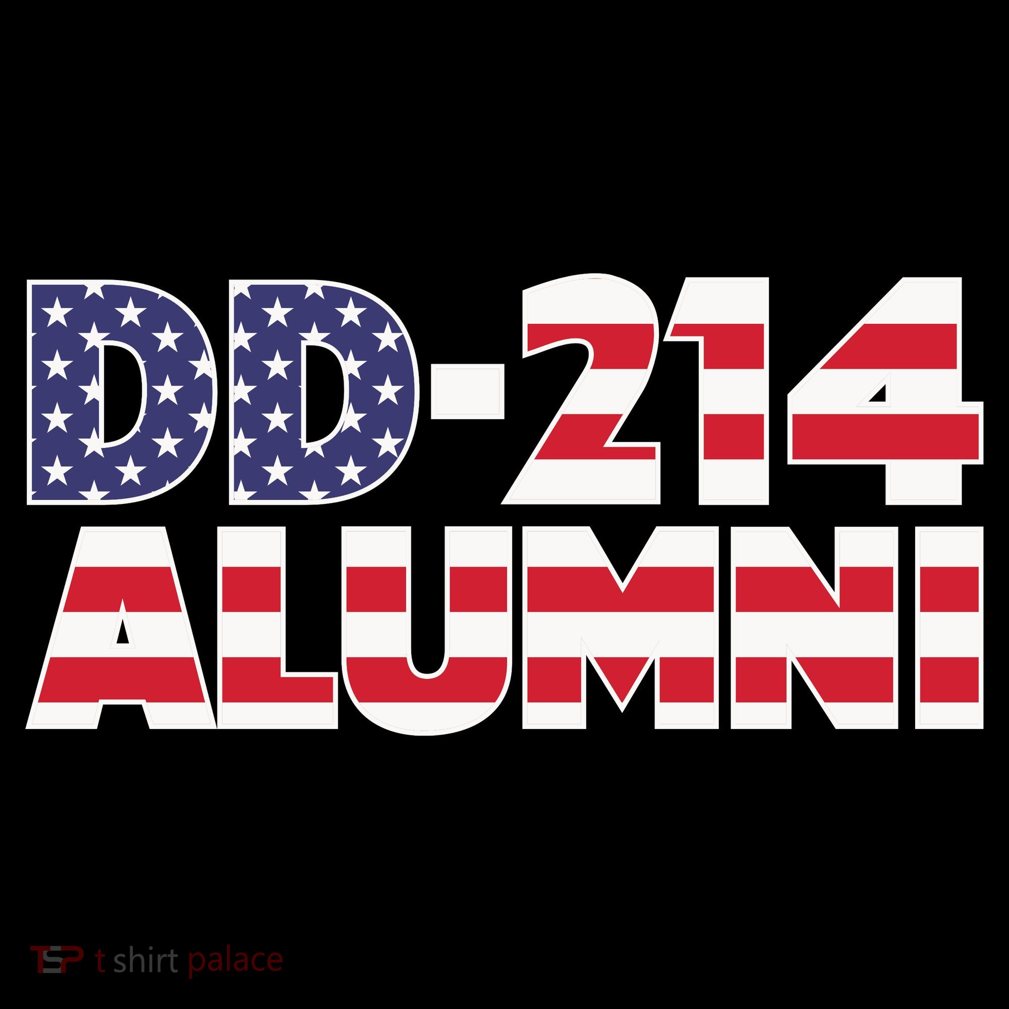 DD 214 Alumni US Flag Kids T-Shirt