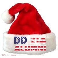 DD 214 Alumni US Flag Santa Hat thumb 0