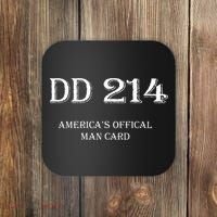Dd 214 AmericaS Man Card Coaster thumb 0