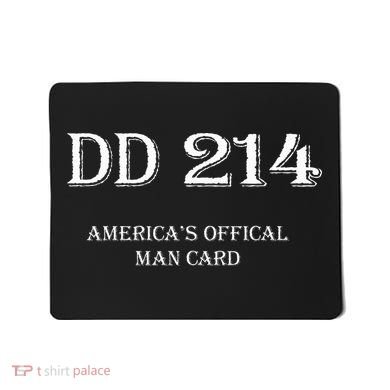 Dd 214 AmericaS Man Card Mousepad