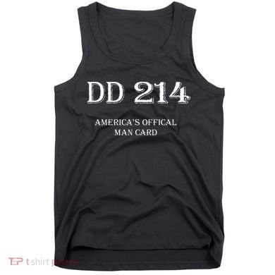Dd 214 AmericaS Man Card Tank Top