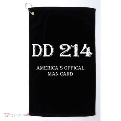 Dd 214 AmericaS Man Card Golf Towel
