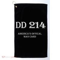 Dd 214 AmericaS Man Card Golf Towel thumb 0