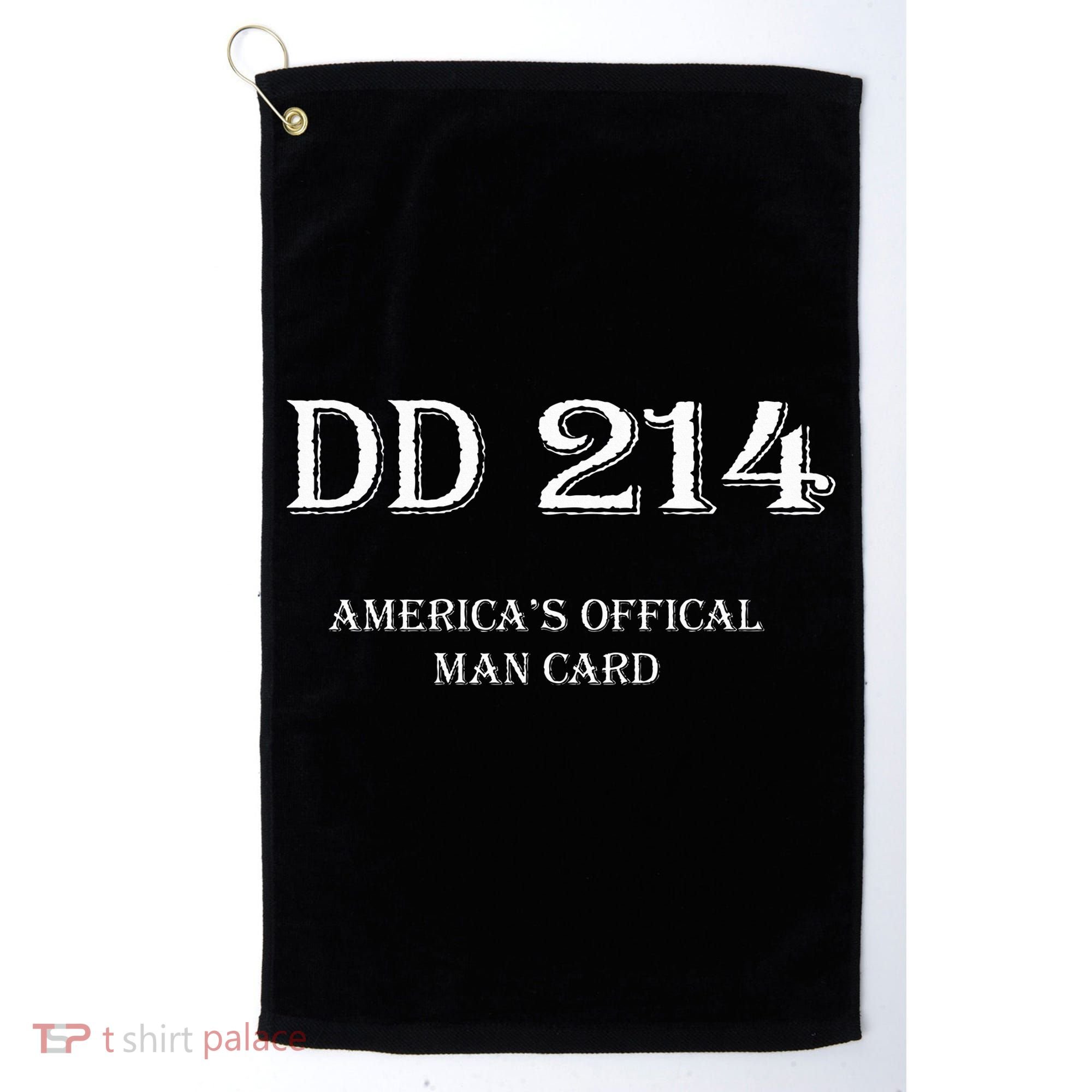 Dd 214 AmericaS Man Card Golf Towel