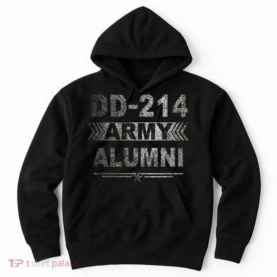DD 214 Army Alumni Military Veteran Retirement Gifts Hoodie