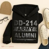 DD 214 Army Alumni Military Veteran Retirement Gifts Hoodie thumb 4