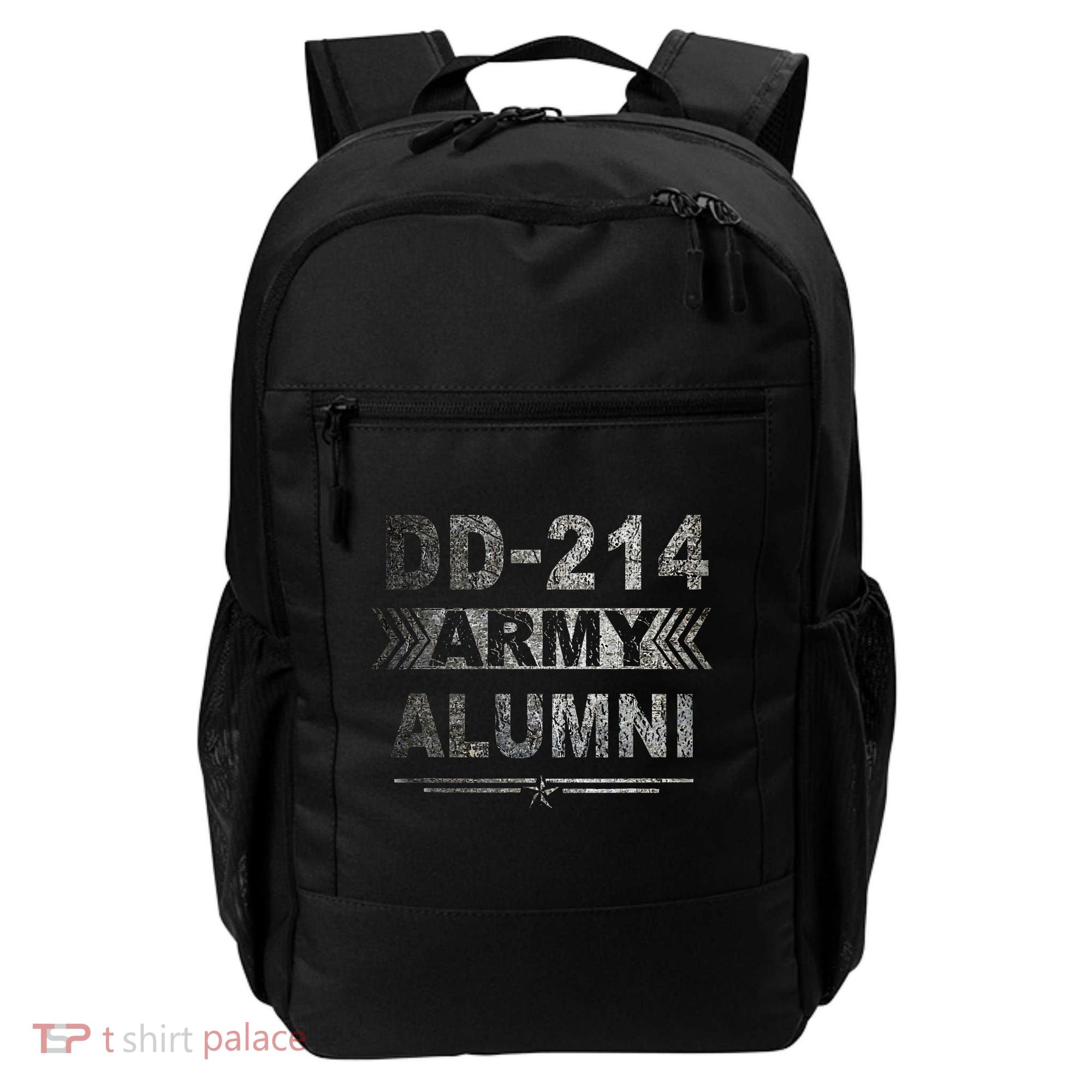 DD 214 Army Alumni Military Veteran Retirement Gifts Backpack