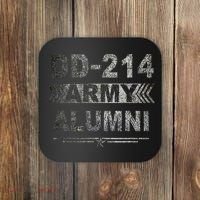 DD 214 Army Alumni Military Veteran Retirement Gifts Coaster thumb 0