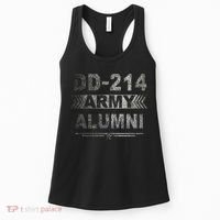 DD 214 Army Alumni Military Veteran Retirement Gifts Women's Tank Top thumb 0