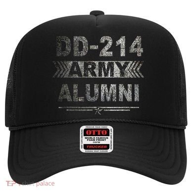 DD 214 Army Alumni Military Veteran Retirement Gifts Hat