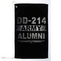 DD 214 Army Alumni Military Veteran Retirement Gifts Golf Towel thumb 0