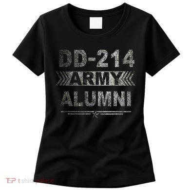 DD 214 Army Alumni Military Veteran Retirement Gifts Women's T-Shirt