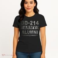 DD 214 Army Alumni Military Veteran Retirement Gifts Women's T-Shirt thumb 4