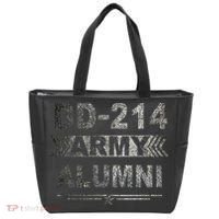 DD 214 Army Alumni Military Veteran Retirement Gifts Tote Bag thumb 0