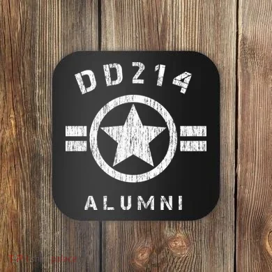 DD 214 Alumni Army Coaster
