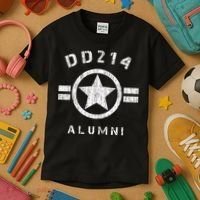 DD 214 Alumni Army Kids T-Shirt thumb 3