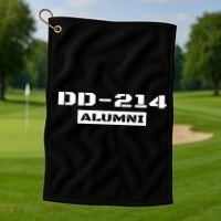 Dd 214 Alumni Golf Towel thumb 1