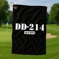 DD 214 Alumni Golf Towel thumb 1