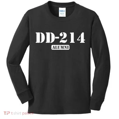 DD 214 Alumni Kids Long Sleeve Shirt