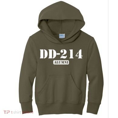 DD 214 Alumni Kids Hoodie