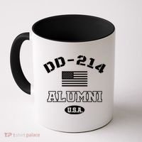DD 214 Alumni American Flag Coffee Mug thumb 0