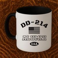 DD 214 Alumni American Flag Coffee Mug thumb 2