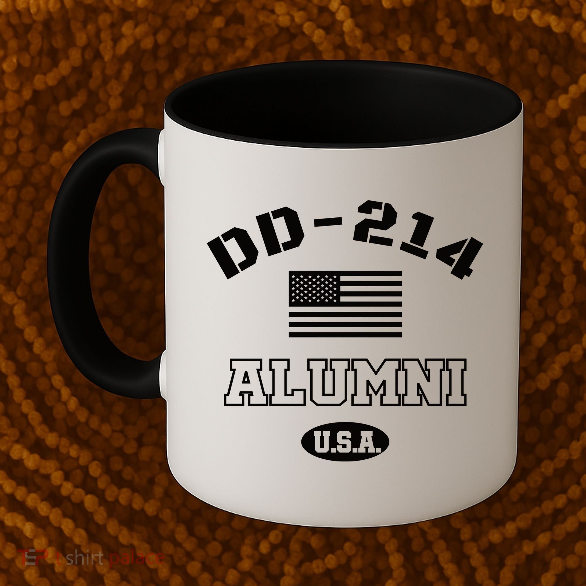 DD 214 Alumni American Flag Coffee Mug