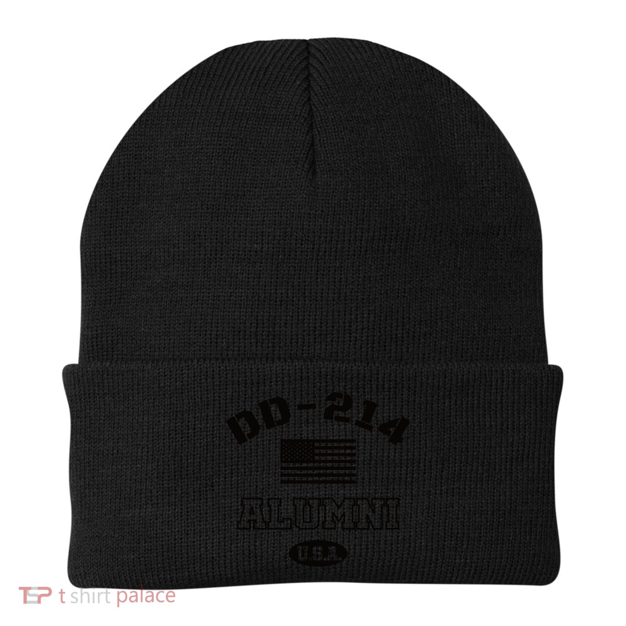 DD 214 Alumni American Flag Beanie