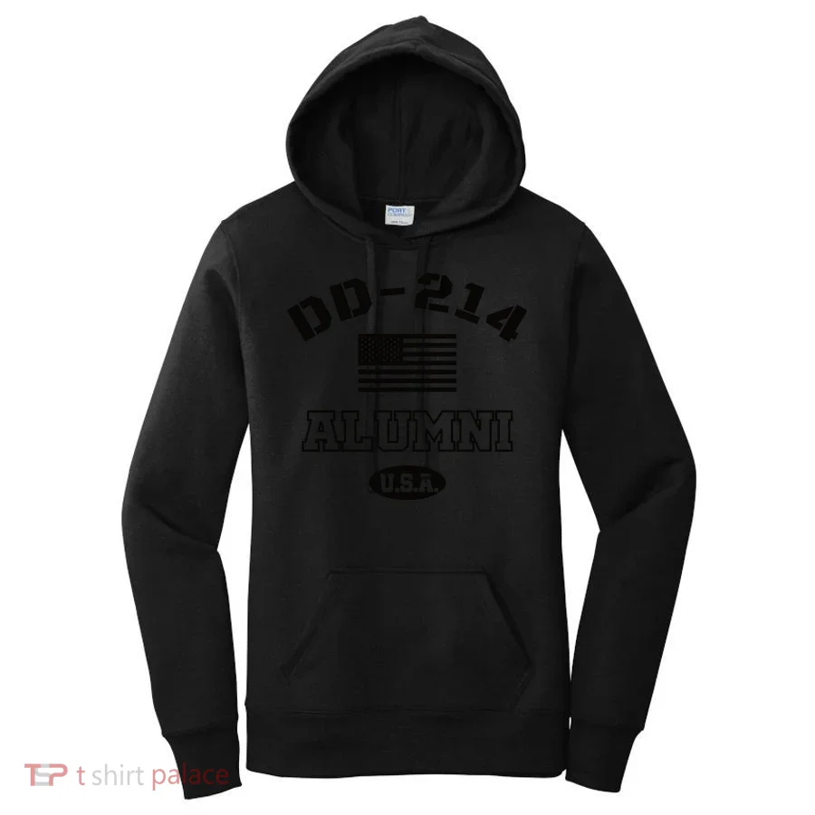DD 214 Alumni American Flag Women's Hoodie